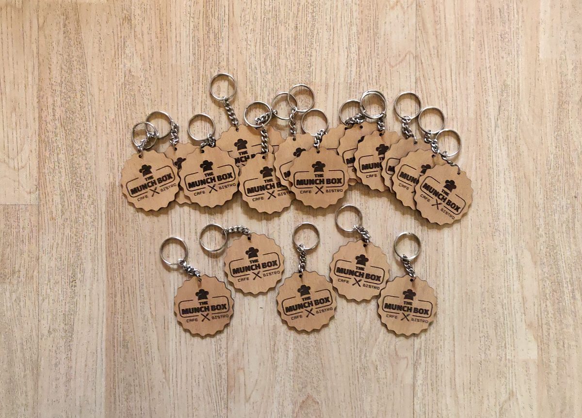 Cork keychains custom branded