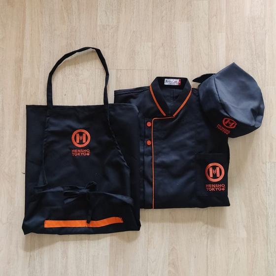 Chef uniforms, custom chef uniform made for Mensho Tokyo by RestroCart, New Delhi
