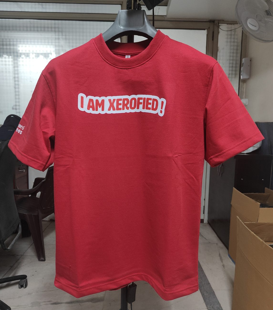 Custom oversized drop-shoulder t-shirt uniforms in heavy cotton, cafe uniforms by RestroCart